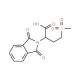 2-(1,3-dioxo-1,3-dihydro-2H-isoindol-2-yl)-4-(methylsulfonyl)butanoic acid - chemical structure image