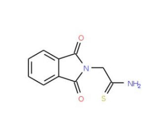 2-(1,3-dioxo-1,3-dihydro-2H-isoindol-2-yl)ethanethioamide - chemical structure image