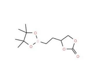 2-(1,3-Dioxolan-2-on-4-yl)-1-ethylboronic acid pinacol ester (CAS 501014-47-7) - chemical structure image