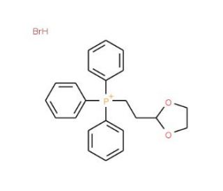 2-(1,3-Dioxolan-2-yl)ethyltriphenylphosphonium bromide (CAS 86608-70-0) - chemical structure image