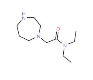 2-(1,4-diazepan-1-yl)-N,N-diethylacetamide - chemical structure image