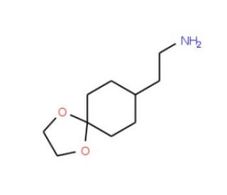 2-(1,4-Dioxa-spiro[4&middot;5]dec-8-yl)ethylamine (CAS 124499-34-9) - chemical structure image