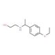 2-[1-(4-Ethoxy-phenyl)-ethylamino]-ethanol - chemical structure image