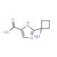 2-(1-aminocyclobutyl)-1H-imidazole-4-carboxylic acid - chemical structure image