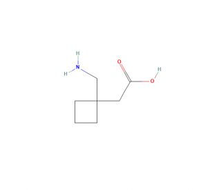 2-[1-(Aminomethyl)cyclobutyl]acetic acid hydrochloride (CAS 748754-87-2) - chemical structure image