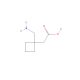 2-[1-(Aminomethyl)cyclobutyl]acetic acid hydrochloride (CAS 748754-87-2) - chemical structure image