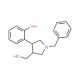2-[1-Benzyl-4-(hydroxymethyl)tetrahydro-1H-pyrrol-3-yl]benzenol - chemical structure image