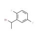 2-(1-bromoethyl)-1,4-difluorobenzene - chemical structure image