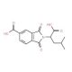 2-(1-Carboxy-3-methyl-butyl)-1,3-dioxo-2,3-dihydro-1H-isoindole-5-carboxylic acid - chemical structure image