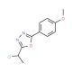 2-(1-chloroethyl)-5-(4-methoxyphenyl)-1,3,4-oxadiazole - chemical structure image
