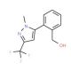 {2-[1-Methyl-3-(trifluoromethyl)-1H-pyrazol-5-yl]phenyl}methanol (CAS 892502-29-3) - chemical structure image