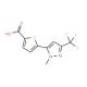 2-[1-Methyl-3-(trifluoromethyl)pyrazol-5-yl]thiophene-5-carboxylic acid (CAS 175202-29-6) - chemical structure image