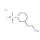 2-[1-(Methylsulfonyl)piperidin-3-yl]ethanaminehydrochloride - chemical structure image