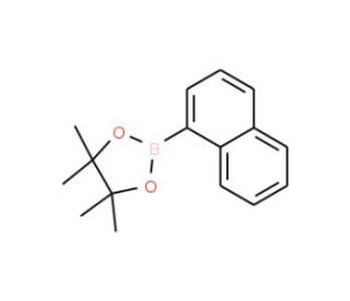 2-(1-Naphthylene)-4,4,5,5-tetramethyl-1,3,2-dioxaborolane (CAS 68716-52-9) - chemical structure image