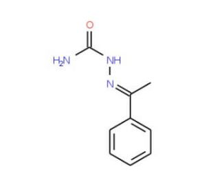 2-(1-Phenylethylidene)-1-hydrazinecarboxamide - chemical structure image