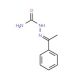 2-(1-Phenylethylidene)-1-hydrazinecarboxamide - chemical structure image