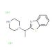 2-(1-piperazin-1-ylethyl)-1,3-benzothiazole dihydrochloride - chemical structure image