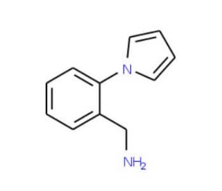 2-(1-Pyrrolyl)benzylamine (CAS 39116-24-0) - chemical structure image