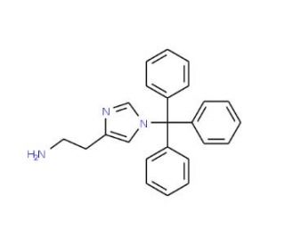 2-(1-Trityl-1H-imidazol-4-yl)-ethylamine (CAS 195053-92-0) - chemical structure image