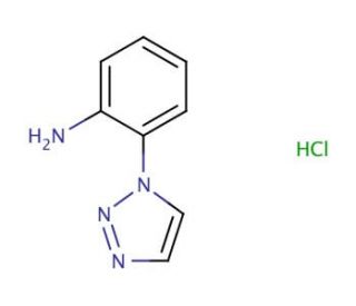 2-(1H-1,2,3-triazol-1-yl)aniline hydrochloride - chemical structure image