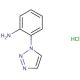 2-(1H-1,2,3-triazol-1-yl)aniline hydrochloride - chemical structure image