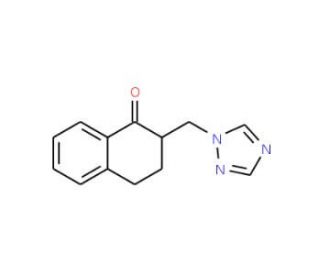 2-(1H-1,2,4-Triazol-1-ylmethyl)-3,4-dihydronaphthalen-1(2H)-one - chemical structure image