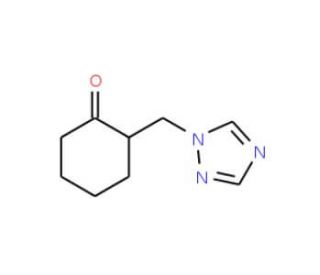 2-(1H-1,2,4-Triazol-1-ylmethyl)cyclohexanone (CAS 313492-86-3) - chemical structure image