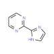 2-(1H-2-Imidazolyl)-pyrimidine (CAS 627910-87-6) - chemical structure image