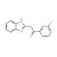 2-(1H-Benzoimidazol-2-yl)-1-(3-chloro-phenyl)-ethanone - chemical structure image