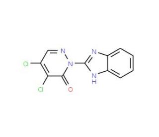 2-(1H-Benzoimidazol-2-yl)-4,5-dichloro-2H-pyridazin-3-one - chemical structure image