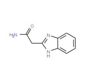 2-(1H-Benzoimidazol-2-yl)-acetamide (CAS 60792-56-5) - chemical structure image