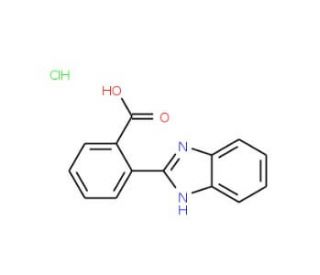 2-(1H-Benzoimidazol-2-yl)-benzoic acid hydrochloride - chemical structure image