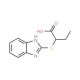 2-(1H-Benzoimidazol-2-ylsulfanyl)-butyric acid (CAS 21547-71-7) - chemical structure image