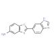 2-(1H-Benzoimidazol-5-yl)-benzooxazol-5-ylamine (CAS 436086-85-0) - chemical structure image