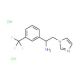 2-(1H-imidazol-1-yl)-1-[3-(trifluoromethyl)phenyl]ethan-1-amine dihydrochloride - chemical structure image