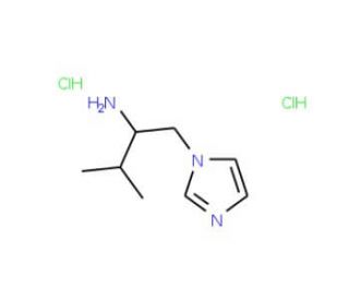 2-(1H-Imidazol-1-yl)-1-isopropylethylamine dihydrochloride - chemical structure image