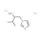 2-(1H-Imidazol-1-yl)-1-isopropylethylamine dihydrochloride - chemical structure image
