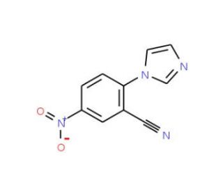 2-(1H-Imidazol-1-yl)-5-nitrobenzonitrile - chemical structure image