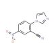 2-(1H-Imidazol-1-yl)-5-nitrobenzonitrile - chemical structure image