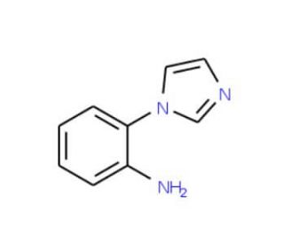 2-(1H-imidazol-1-yl)aniline (CAS 26286-54-4) - chemical structure image