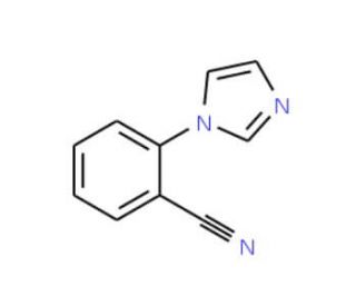 2-(1H-Imidazol-1-yl)benzenecarbonitrile (CAS 25373-49-3) - chemical structure image