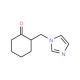 2-(1H-Imidazol-1-ylmethyl)cyclohexanone - chemical structure image