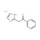 2-(1H-imidazol-2-yl)-1-phenylethanone hydrochloride (CAS 52855-74-0) - chemical structure image