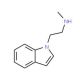 [2-(1H-Indol-1-yl)ethyl]methylamine (CAS 148806-52-4) - chemical structure image