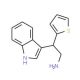 2-(1H-indol-3-yl)-2-thien-2-ylethanamine (CAS 51626-50-7) - chemical structure image
