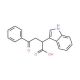 2-(1H-Indol-3-yl)-4-oxo-4-phenyl-butyric acid (CAS 6266-66-6) - chemical structure image