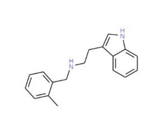 [2-(1H-Indol-3-yl)-ethyl]-(2-methyl-benzyl)-amine (CAS 356092-30-3) - chemical structure image