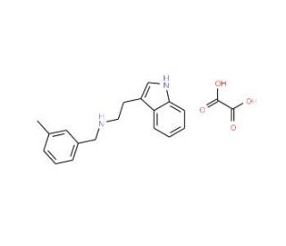 [2-(1H-Indol-3-yl)-ethyl]-(3-methyl-benzyl)-amine oxalate - chemical structure image