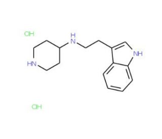 [2-(1H-Indol-3-yl)-ethyl]-piperidin-4-ylaminedihydrochloride - chemical structure image