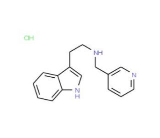 [2-(1H-Indol-3-yl)-ethyl]-pyridin-3-ylmethyl-amine hydrochloride - chemical structure image